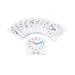 WISSNER 90700 active learning - 10 writable foil clocks - RE-Plastic