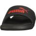 PUMA Cool Cat Slide Sandal - Men's Size 10, Black & High Risk Red - Buy Online on GoSupps.com