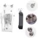 Minkissy 3Pcs Hairdressing Scissors Belt Bag - Stylish Combing Pocket for Salon Tools - PVC Gray Messenger for Hairdressers - Buy Online on GoSupps.com