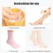 Silicone Moisturizing Socks 1 Pair Long Soft Gel Socks Anti Slip Women Foot Mask Socks Spa Pedicure S Silicone Moisturizing Socks - Buy Online on GoSupps.com