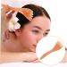 Gatuida 2-St Massage Kamm & Shampoo Comb - Scalp Massager & Body Scratching Comb for Women | Portable Curved Design | Pink Resin - Buy Online on GoSupps.com