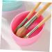 MAGICLULU Makeup Brush Cleaning Cup Makeup Brush Cleaner Silicon Brush Cleaner Pad Brush Washing Tools Brush Scrubber Mat Makeup Brush Washing Tool Silica Gel Beauty Egg Drying Rack Pink - Buy Online on GoSupps.com
