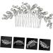 FRCOLOR Bride Hair Comb 1pc Bridal Comb Bridal Rhinestone Headwear Wedding Hair Clip Crystal Hair Side Comb Small Soap Tiara Handmade Headwear Decor Decorate Alloy Bride Manual - Buy Online on GoSupps.com
