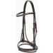 HORZE Weston Padded Leather Horse Bridle with Flash Noseband & Web Reins - Brown | Snaffle Bridle - Buy Online on GoSupps.com