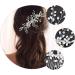 FRCOLOR 1pc hair comb Crystal Side Comb Wedding Hair Clips Wedding Headwear Jewelry Hair Styling Accessory Women Jewelry bridal headpieces for wedding diamond Miss Accessories manual alloy - Buy Online on GoSupps.com