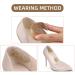 Metatarsal Pad for Foot Pain Relief | Anti-Slip High Heel Shoe Pads | Unisex Reusable Skin Color Moon+Dots - Buy Online on GoSupps.com