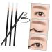 FOMIYES 50pcs Disposable Eyeliner Brush Make up for Face Gel Eyeliner Brush Eyeliner Brush Applicator Small Eyeliner Brush Eye Makeup Tool Fine Point Black Miss Fake Eyelashes