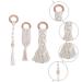 Safigle Cotton Baby 6-Piece Set | Wooden Bite Toys & Teething Sticks | Handmade Infant Pacifiers | Natural Beech Cotton Rope - Buy Online on GoSupps.com