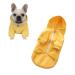 Meioro zipper hooded pets dog cat clothing cute pet clothing warm hooded French bulldog pug siberian husky (5xl yellow) 5xl yellow