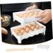 ETHZZLE Egg Carton 2pcs Egg Storage Box Refrigerator Organizers and Storage Egg Tray White Dog Plastic Kitchen Supplies - Buy Online on GoSupps.com