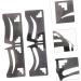 FOMIYES 2pcs Clear Ruler Brow Guide Ruler Eyebrow Measuring Tool Ruler Tool Eyebrow Trimming - Buy Online on GoSupps.com