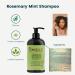 Rosemary Mint Shampoo Leave In Conditioner and Oil Bundle with JONEX SCO Scalp Massager Hair Brush and Wide Tooth Detangling Styling Hair Comb (5 items) - Buy Online on GoSupps.com