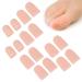 Toe cushion hose Angrek 8 pairs of toe caps protect Inserted toe protection for chicken eye bubbles big toe friction pain relief toe protects against friction and other Schme