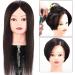 ZHJING Fashion Training Head - 10-inch Human Hair Makeup Dummy for Salon Practice Hot Dyeing & Trimming - Buy Online on GoSupps.com
