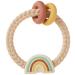 Itzy Ritzy Ritzy Rattle Silicone Teether with Rattle 3+ Months Neutral Rainbow 1 Teether