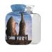 Hot water bottle with cover 2 l giraffe motif without cover for pain relief