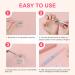 Savita 2pcs Nail Art Clean Up Brushes - Round & Angled Head Pen Tools for Nail Design & Polish Mistake Cleaning - Buy Online on GoSupps.com