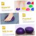 Collbath Durian Ball Yoga Massage Device - Foot Massager & Home Accessories for Muscle Training | Creative Semicircle Design - 16x16x8cm Purple - Buy Online on GoSupps.com