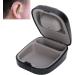 Summer gift Hearing Aid Box Sturdy Portable Hearing Aid Storage Box for Hearing Aid Convenient Plastic + Silicone 2.8 x 2.5x 1.2in(black) - Buy Online on GoSupps.com