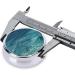 Deep Ocean Round Pill Box - 3 Compartment Portable Travel Organizer for Easy Medication Management - Buy Online on GoSupps.com