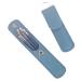 6-Piece Set of Ear Pick Portable Boxed Ear-Picker Ear Picking Set Spiral Spring Ear Pick Blue