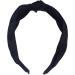 Topkids Accessories Satin Knot Alice Bands Adult Women Hair Accessories for Women Hair Bands for Women Thick Headband Womens Headbands Head Bands Adult Women Wide Headbands (Black) - Buy Online on GoSupps.com
