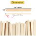 Apremont 300 Pcs Mini Natural Wooden Craft Sticks - 3.5 inch Ice Cream & Popsicle Sticks - Food Grade & Ideal for Crafting, Stirring, and DIY Kids Projects - Buy Online on GoSupps.com