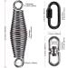 SELEWARE Heavy Boxing Punching Bag Spring Hanging Kit  300LB Capacity Heavy Duty Spring with Swivel & 2 Carabiners  360 Rotational Hanging Accessory for Heavy Boxing Punching Bag With Swivel - B - Buy Online on GoSupps.com