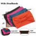 Woeoe African Headbands - Knotted Hairbands (Pack of 4) for Women & Girls - Black Yoga Sport Wraps in Green, Orange, Black, Pink - Buy Online on GoSupps.com