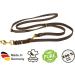 Buy COPCOPET 3-Way Adjustable Fat Leather Dog Leash - Handmade in Germany | Soft Durable 100% Brass Fittings | 3m x 12mm | Red - Buy Online on GoSupps.com