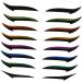 Hemoton 72 Pairs Glitter Eyeliner Glitter Stickers Double Eyelid Tapes Eyeliner Transfer Miss Tool Flash - Buy Online on GoSupps.com