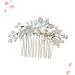 Housoutil Rhinestone Hair Clips Princess Headband Rhinestone Headpiece Pearl Hair Pin Flower Clips Bridal Hair Clip Pearl Hair Clip Rhinestone Hair Pin Headpiece Tiara Comb Bride Wedding - Buy Online on GoSupps.com
