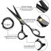 8 Pcs Professional Hairdressing Scissors Set - Stainless Steel Hair Cutting Kit for Salon & Barbers - Buy Online on GoSupps.com