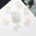 20Pcs Bear Arts Decorations Bear Resin Crystal Rhinestones Colorful Charm Accessories H18022 - Buy Online on GoSupps.com