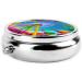 Colorful Round Pill Box Organizer - 3 Compartments for Travel & Purse - Portable Pill Storage - Buy Online on GoSupps.com