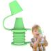 Leak-Proof Silicone Bottle Adapter - Interlocimet Discharge-Proof Water Bottle Cap | Safe & Odorless | Cream Green - Buy Online on GoSupps.com
