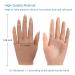 YEEFAIRY Silicone Practice Hand for Acrylic Nails | 528pcs Nail Tips | Soft Realistic Mannequin Hand for Nail Art Practice | Flexible Bendable Fake Hand for Tattoo & Jewelry Display (Bronze, Left) - Buy Online on GoSupps.com