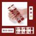 NCTCITY Gel Nail Polish Strips Stickers 20 Full Wraps Semi-Cured Nail Art Sticker Waterproof Self-Adhesive Gel Stickers Decals with Nail File for Cute Women Girls (Wine Red) Bss-0060 - Buy Online on GoSupps.com