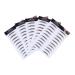 Outanaya Authentic Eyebrows 5pcs Eyebrow Stickers Shaping Brow Shaper Eyebrow Stencils Semi-permanent Transfer Stickers 6d 21x15cm Brown