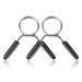 Dumbbells 30 mm 2 pcal spring clamping clamping collars collaps stainless steel barbell clips clamps robust safe snap lock for 30mm barbell rod training Stronglift silver silver