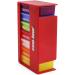 Com-Four 7-Day Drug Doser Box - Weekly Pill Organizer with 3 Compartments - Red Medication Storage for Morning Lunch and Evening Doses - International Shipping Available - Buy Online on GoSupps.com