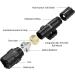 Feyachi 1200 Lumen Tactical Flashlight with Pressure Switch | 3 Modes - High/Low/Strobe | Fixed Picatinny Mount | Matte Black LED Weapon Light - Buy Online on GoSupps.com