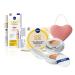 NIVEA Q10 Plus anti-wrinkles Skin Care Foundinta Cushion cream colored anti-aging 01 Light medium 15 ml & eye care Cushion concealer eye rings 02 nude 5 ml gift set with NIVEA soft mini 25 ml free