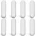 PTFE Magnetic Stirrer Mixer Stir Bar White Color Stir Rod Magnetic Laboratory Bar Stir Plate Bar Stir Plate Magnet Stick (8 Pieces 30 mm/ 1.18 Inch) 8 30 mm/ 1.18 Inch
