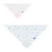 Kikkaboo Bandana Baby Bib Savanna Teething Ring Velcro Fastener 100% Cotton Color: Green