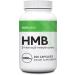 Nui Nutra HMB Supplement (Beta-Hydroxy Beta-Methylbutyrate) | HMB Supplements | 1000mg | 200 Capsules | Muscle Growth Support | Post-Workout Muscle Recovery | for Men & Women