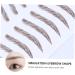 Housoutil Authentic Eyebrows 4pcs Eyebrow Stickers 6d Hair- Eyebrows Stickers Water Transfer Eyebrow Sticker 4d Tool Water Proof - Buy Online on GoSupps.com