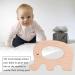 Tnfeeon Elephant Wooden Teething Ring - 5 Eco-Friendly Baby Bite Toys for Pain Relief | DIY Natural Wood Accessories for Toddlers - Buy Online on GoSupps.com