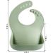 PandaEar Silicone Baby Feeding Bibs | Waterproof & Soft | Unisex | Ages 10-72 Months | Blue Green Pink/Yellow - Buy Online on GoSupps.com