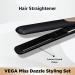 VEGA Miss Dazzle Styling Set - Ceramic Hair Straightener & 19mm Barrel Curler Combo Black | Perfect for International Shipping - Buy Online on GoSupps.com